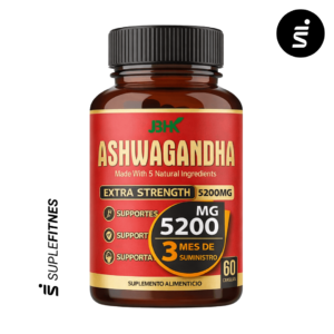 Ashwagandha 60 Cápsulas – Reduce Estrés, Mejora Sueño y Energía Natural