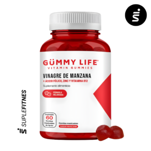 Gomitas de Vinagre de Manzana con Vitamina B12 y Ácido Fólico – 60 Gomitas Veganas