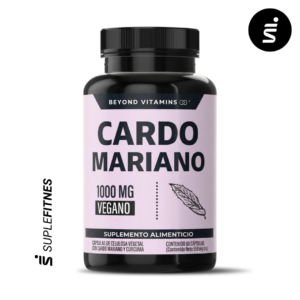 Cardo Mariano 1000 mg + Cúrcuma – Detox Hepático y Antioxidante | 60 Cápsulas Veganas