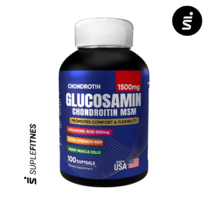 Glucosamina Condroitina MSM 1500 mg + Ácido Hialurónico | 100 Cápsulas